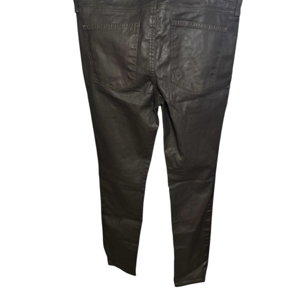 Current/Elliott Coated gray brown ankle skinny jeans 30 mid to low rise - Picture 5 of 14